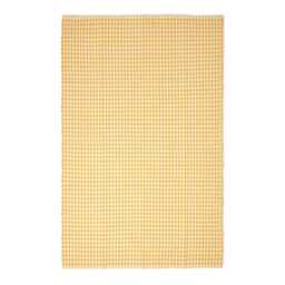 Luxury Handwoven Gingham Check Cotton Rug Eco-Friendly Hall Runner - thumbnail 3