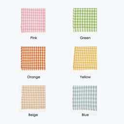 Luxury Handwoven Gingham Check Cotton Rug Eco-Friendly Hall Runner - thumbnail 2