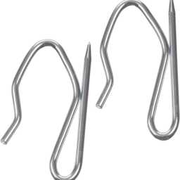 Curtain Pinch Pleat Pins - Sharp Metal For Curtains Pack Of 50Pcs & 100Pcs - thumbnail 2