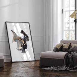 Tacoma Map Black & Gold Wall Art Print - Washington Usa United States Of America [Ev] - thumbnail 2
