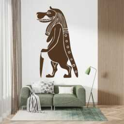 Taweret Wall Decal Egyptian Goddess Decor, Ancient Egypt Room Art, 2679 - thumbnail 2