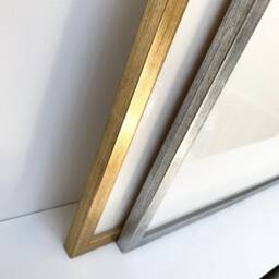 Flat Distressed Silver Frame A3/12x16In 30x40cm Gallery Acrylic Glass - Photo Picture - thumbnail 4