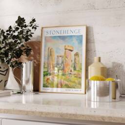 stonehenge Travel Print, Poster, Wall Art, Print - thumbnail 2