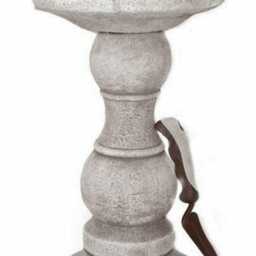 Medium Stone Cast Garden Birdbath Bubble Design, UK Made, Dgs Statues - thumbnail 3