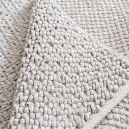 Hand Woven Chunky Braided Knitted, Modern Style Wool Area Indoor Rug. Entryway Or Runner Customisation Available - The Rug Baket - thumbnail 2