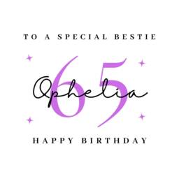Bestie 65Th Birthday Candle Gift Set Box Gifts Present Besties - thumbnail 4