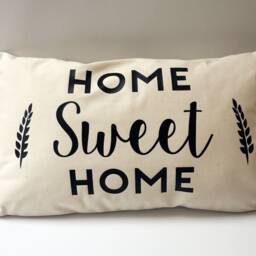 Personalized Coordinates Pillow Cover, Home Sweet Home, Housewarming Gift - thumbnail 3