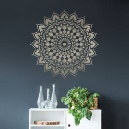 Empowerment Mandala Stencil - Mandala Wall Stencil Large Wall For Painting On Wood Better Than Decals - thumbnail 1
