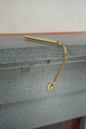Christmas Stocking Hanger Hook Holder Bronze For Recessed Front Mantels