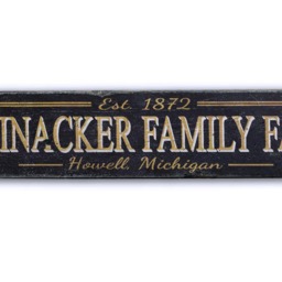 Family Farm Sign, Custom Wooden House Decor, Wall Decor - Rustic Hand Made Sign For - thumbnail 2