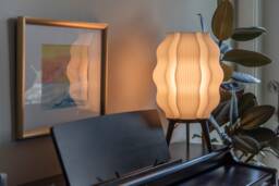 Hikaribana Lamp Moonlit Ivory 3D Printed Table Lamp - thumbnail 1