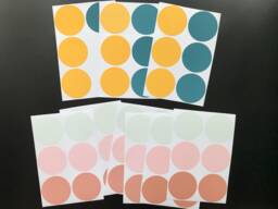 Polka Dot Nursery Wall Decals 65 Neutral Circle Stickers