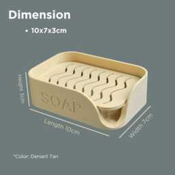 Personalized Soap Dish Minimalist 3D Printed Eco-Friendly Holder - thumbnail 2