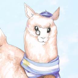 Thidwick, Gentleman Alpaca - 8x10 Or 11x14 Print Cute Animals Art - Gentlemen Series - thumbnail 2