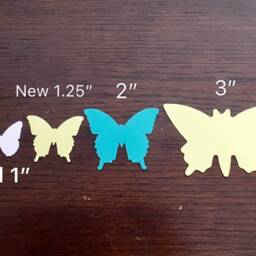Butterfly Canvas Wall Art Gold & Pink Ombre, Nursery Decor - thumbnail 4