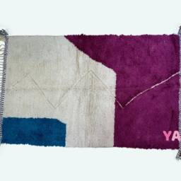 Yakiti - 5X9Ft Moroccan Rug, Beni Ourain Area Modern Wool Living Room Beniourain Handmade Soft Carpet, 167 cm X 267 - thumbnail 3
