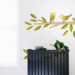 Yellow Warbler - Fabric Wall Decal Feather Mej - thumbnail 2