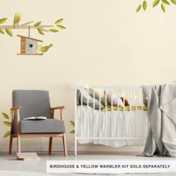 Yellow Warbler - Fabric Wall Decal Feather Mej - thumbnail 3