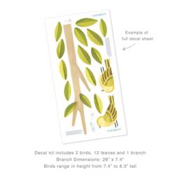 Yellow Warbler - Fabric Wall Decal Feather Mej - thumbnail 4