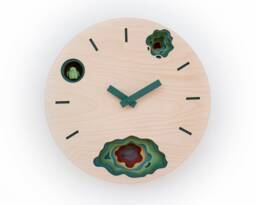 Unique Modern Cuckoo Clock - Multi Colored