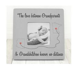 Personalized Grandparents Photo Frame Long Distance Grandchildren Gift - thumbnail 1