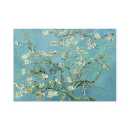 Impressionist Wall Art Print Poster Japanese Style Vincent Van Gogh Almond Sakura Blossom Beautiful Floral Flowers Impressionism Painting A3 - thumbnail 1