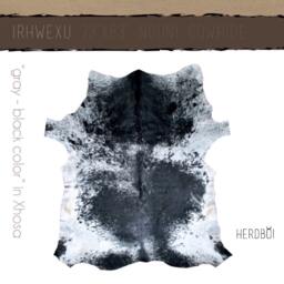 Cowhide Rug Tricolor Nguni Cow Hide Extra Large Animal Skin South African Home Decor Soft Furnishings Black White Gray Print Pattern - thumbnail 1