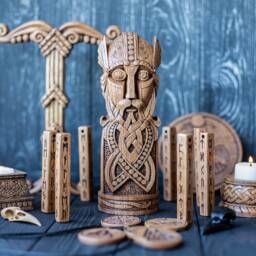 Odin, Wotan, Old Norse Pagan God Statue, For Asatru Altar Kit & Heathen Ritual - thumbnail 4