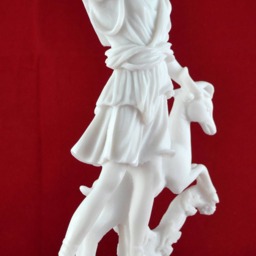 Artemis Diana Goddess Of Nature Hunt Deer Greek Statue 26 cm - 10 Inch - thumbnail 2