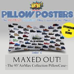 Pillow Posters Maxed Out - Air Max 95' Pillowcase Ltd Ed - thumbnail 2