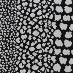 Black & White Animal Print Pillow Cover Cotton Jacquard Cushion - thumbnail 3