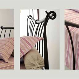 Metal Bed 160x200 180x200 Alexandra - Romantic Wrought Iron Frame, King Double Classic - thumbnail 2