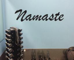Yoga Gift, Namaste Wall Decal - thumbnail 1