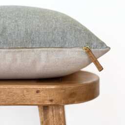 Sage Green Linen Pillow Cover - Handmade Decorative Cushion Soft Textured Throw Cozy Minimalist Home Decor Chase - thumbnail 2