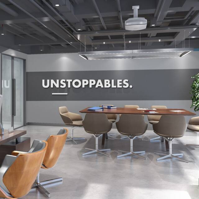 Unstoppables, Office, Wall, Art, 3D, Typography, Decor, PVC, Inspirational, Motivational, Work, Sucess, Decals, Stickers - Skuunst - image 1