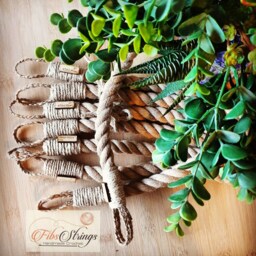 Handmade Jute Rope Curtain Tie Backs - Single - 1 Or A Pair - 2 Window Furnishings - thumbnail 3