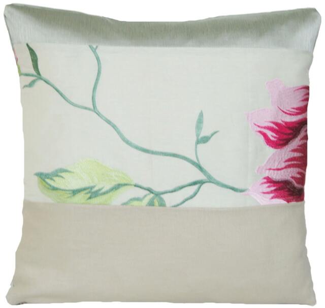 Rose Designers Fabric Cushion Cover Unique Patchwork Decorative Pillow Throw Case