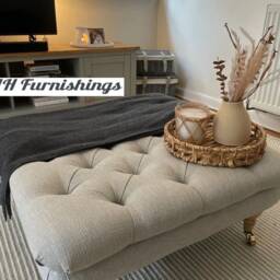 Size 80 cm X 50 Oxford Deep Buttoned Chesterfield Footstool/Ottoman/Coffee Table cm. UK Delivery Only - thumbnail 4