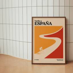 Vuelta A Espa??a Art Print - Vintage Cycling Poster Minimalist Grand Tour Wall - thumbnail 3