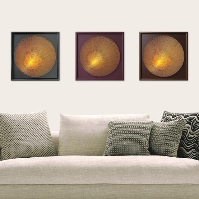 Simple Geometric 3D String Art - Modern Japandi Zen Wall Art, Glow in Dark Option - image 1