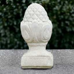 Concrete Acorn Sculpture Stone Figurine Cement Ball Statue Outdoor Large Ornament Handmade Decoration Lover Gift Yard Art - thumbnail 2