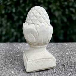 Concrete Acorn Sculpture Stone Figurine Cement Ball Statue Outdoor Large Ornament Handmade Decoration Lover Gift Yard Art - thumbnail 3