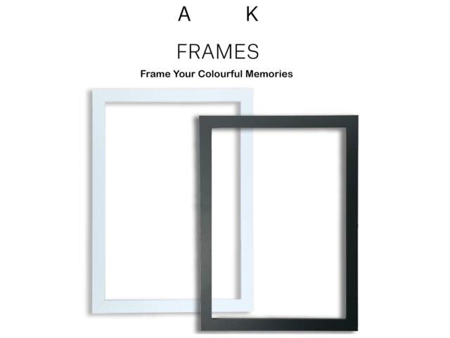 A2 A1 A4 A3 Black & White Picture Frames - Colourful New Parents Gifts Photo Frame Modern Thin Gift For New Mom - image 1