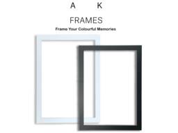 A2 A1 A4 A3 Black & White Picture Frames - Colourful New Parents Gifts Photo Frame Modern Thin Gift For New Mom - thumbnail 1