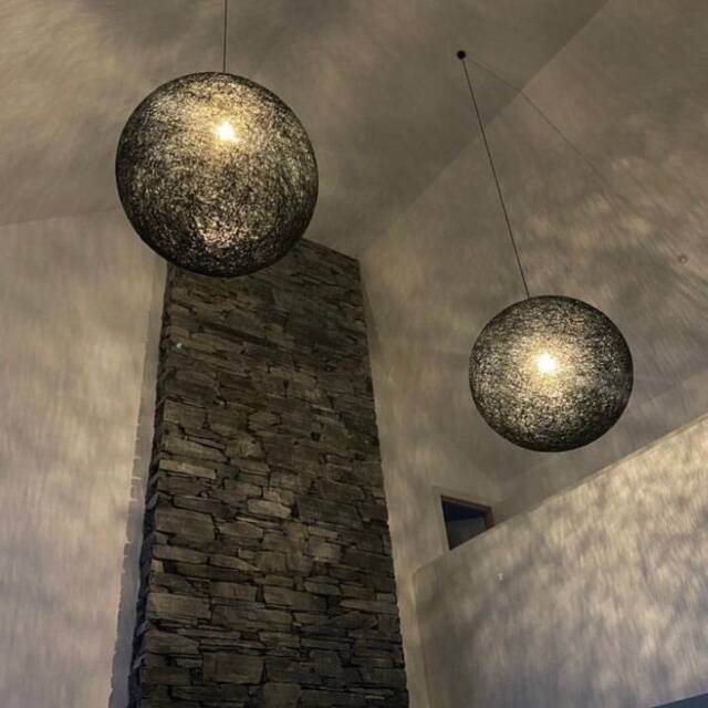 2 Pendant Lamps, Lights, Lamps, Chandelier Lighting, Modern Pendant Ceiling Hanging Globe Ligh - Sphere - image 1