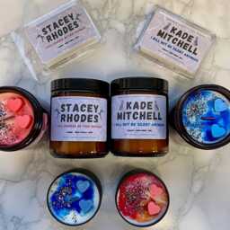 stacey Rhodes Candle - Officially Licensed By Leigh Rivers Dark Romance Gift Booktok Feminine Insatiable - thumbnail 4