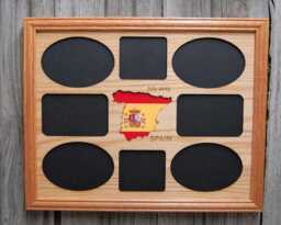 Spain Picture Frame - Collage Hold Multiple Photos Spanish Wall Decor, Vacation Frame, Travel Gift - thumbnail 1