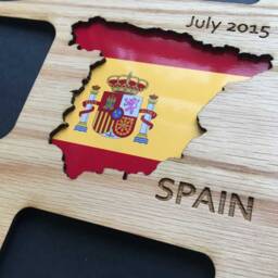 Spain Picture Frame - Collage Hold Multiple Photos Spanish Wall Decor, Vacation Frame, Travel Gift - thumbnail 2