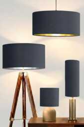 New Handmade Graphite Grey Velvet Drum Lamp Shade Pendant Light Suitable For All Tables Ceiling Shapes & Sizes Available - thumbnail 1