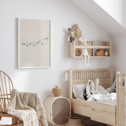 Paper Airplane Nursery Print Playful Aviation Art - thumbnail 2